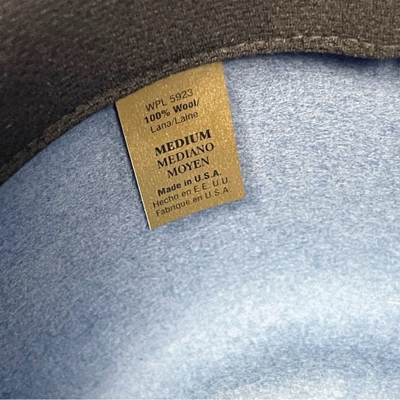 NEW Renegade by Bailey Western Hat | Size M | Classic Cowboy Style in Felt Wool - Picture 5 of 6